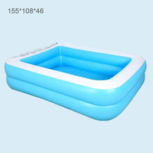 Load image into Gallery viewer, Baby Kid Inflatable Swimming Pool Summer Indoor Yard Inflatable Paddling Pool Large Size Thickened Square Swimming Pool