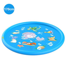 Load image into Gallery viewer, 170/150/100cm PVC Sprinkling Swimming Pool Water Play mat Summer Lawn Games Pad Family Game Inflatable Spray Water Cushion Pat