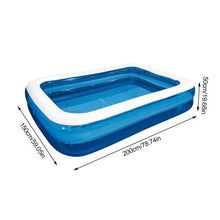 Load image into Gallery viewer, 150/180CM Inflatable Swimming Pool PVC Thickened 3-Ring Paddling Pool Bathing Tub Summer Swimming Pool For Adult Kids piscina