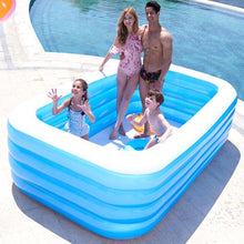 Load image into Gallery viewer, Inflatable Swimming Pool 1.5/1.8/2/2.6/3.05M 3/4 Layers Thickened Outdoor Summer Water Games Inflatable Pools For Adults Kids