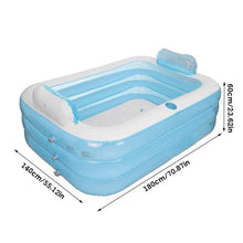 Load image into Gallery viewer, 360L/800L Folding Inflatable Bathtubs Warm Bath Tub Adult PVC Portable Winter Blow Up Home Spa Children Balls Toy Play Pool