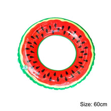 Load image into Gallery viewer, Cute Beach Watermelon Inflatable Swimming Ring Inflatable Pool Float Circle Children Swimming Circle Pool Toys swimming vacation