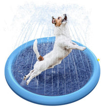 Load image into Gallery viewer, 170*170cm Pet Sprinkler Pad Play Cooling Mat Swimming Pool Inflatable Water Spray Pad Mat Tub Summer Cool Dog Bathtub for Dogs