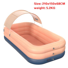 Load image into Gallery viewer, Family Wireless Inflatable Swimming Pool Thick Lounge Pool Summer Water Party Supply For Baby Kids Adult For Outdoor Garden Pool