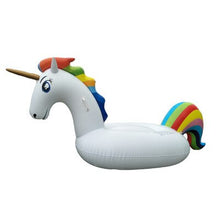 Load image into Gallery viewer, 200cm Giant Inflatable Unicorn Pool Float Ride-On Pegasus Swimming Ring For Adult Children Water Party Toys Air Mattress boia