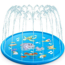Load image into Gallery viewer, 100/170cm Children Outdoor Funny Toys Kids Inflatable Round Water Splash Play Pools Playing Sprinkler Mat Yard Water Spray Pad