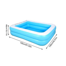 Load image into Gallery viewer, 110/128/155cm Inflatable Swimming Pool Thicken PVC Paddling Pool Bathing Tub Summer Water Games Swimming Pool For Kids piscina
