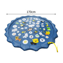 Load image into Gallery viewer, 170/150/100cm PVC Sprinkling Swimming Pool Water Play mat Summer Lawn Games Pad Family Game Inflatable Spray Water Cushion Pat
