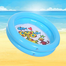 Load image into Gallery viewer, 65*65cm Play Ball Pool Baby swimming Pool Child Summer kid Water Toys inflatable Bath Tub Round lovely animal printed bottom
