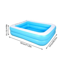 Load image into Gallery viewer, 150/180CM Inflatable Swimming Pool PVC Thickened 3-Ring Paddling Pool Bathing Tub Summer Swimming Pool For Adult Kids piscina
