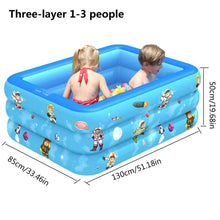Load image into Gallery viewer, 150/180CM Inflatable Swimming Pool PVC Thickened 3-Ring Paddling Pool Bathing Tub Summer Swimming Pool For Adult Kids piscina
