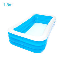Load image into Gallery viewer, 150/180CM Inflatable Swimming Pool PVC Thickened 3-Ring Paddling Pool Bathing Tub Summer Swimming Pool For Adult Kids piscina
