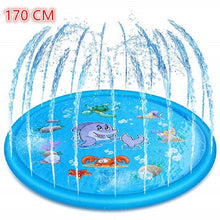Load image into Gallery viewer, 66’’ 3-in-1 Kids' Sprinkler Pad For Kids Summer Fun Sport Outdoor Water Toy Lawn Inflatable Pool Toys Splash Play Mats Pool

