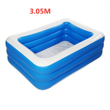 Load image into Gallery viewer, 1.3M-3.05M Inflatable Swimming Pool For Adults Kids Family Pool Bathing Tub Outdoor Indoor Swimming Pool
