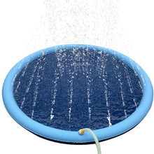 Load image into Gallery viewer, 170*170cm Pet Sprinkler Pad Play Cooling Mat Swimming Pool Inflatable Water Spray Pad Mat Tub Summer Cool Dog Bathtub for Dogs

