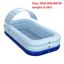 Load image into Gallery viewer, Family Wireless Inflatable Swimming Pool Thick Lounge Pool Summer Water Party Supply For Baby Kids Adult For Outdoor Garden Pool
