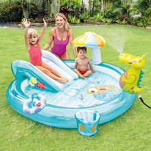 Load image into Gallery viewer, Blow Up Swimming Pool Inflatable Water Slide Play Center Kids Water Fun Pool For Boys Girls Outdoor Water Fun

