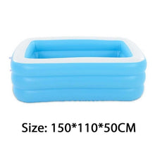 Load image into Gallery viewer, 110-150cm 3Layers Children Inflatable Pool Bathing Tub Foldable Baby Kid Summer Home Indoor Outdoor Square Swimming Pool
