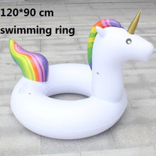 Load image into Gallery viewer, 200cm Giant Inflatable Unicorn Pool Float Ride-On Pegasus Swimming Ring For Adult Children Water Party Toys Air Mattress boia

