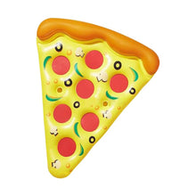 Load image into Gallery viewer, 180*150cm Inflatable Pizza Inflatable Pizza Floating Bed Pool Float Colorful Floating Bed Swimming Ring PVC Water Toy Seat
